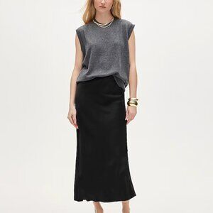 SOLD NWT J.Crew Gwyneth Maxi Slip Skirt in Viscose Charmeuse